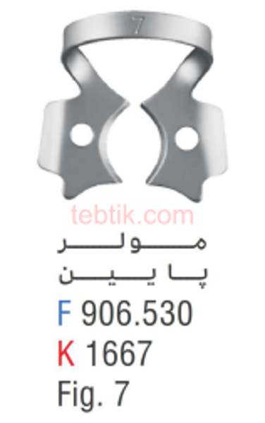 تصویر  کلمپ مولر پایین فالکن