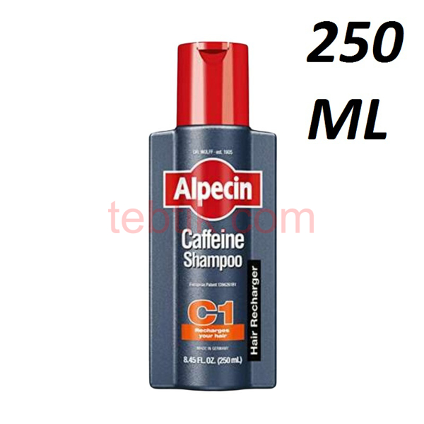 تصویر  شامپو ضد ریزش کافئین آلپسین C1 اصل آلمان حجم 250 میل ا Alpecin Caffeine C1 250ml