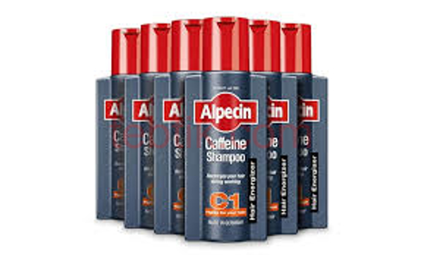 تصویر  شامپو ضد ریزش کافئین آلپسین C1 اصل آلمان عمده حجم 250 میل ا Alpecin Caffeine C1 250mil ( عمده کارتن 96 عددی )