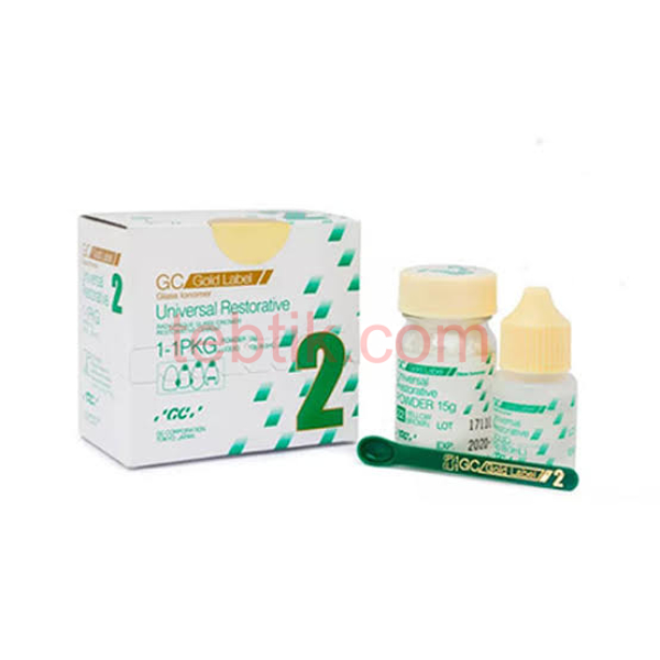 تصویر  گلاس آینومر ترمیمی سلف کیور جی سی GC Fuji II LC Gold Label