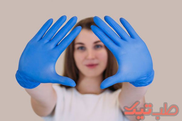 انواع دستکش یکبار مصرف نیتریل ازنظر پودر